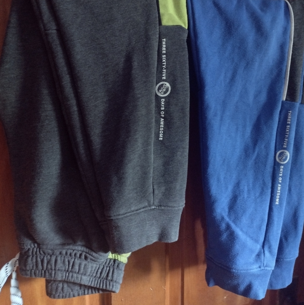 Lot of boys sweat pants and one shirt